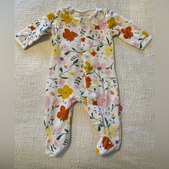 Magnetic Me fleece sleeper/footie , Size 0-3 months - Picture 1 of 5
